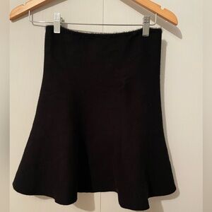 Womens Zara Knit Mini skirt Black Size Small